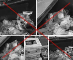 Ilustrační obrázek k Fotografie vyhozeného jídla nesouvisí s uprchlíky