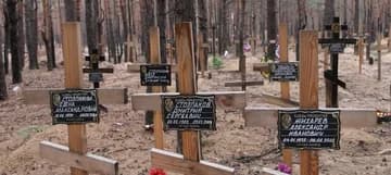 Ilustrační obrázek k Ruský útok na Izjum a tamní oběti