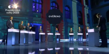 Ilustrační obrázek k Prezidentská debata ČT