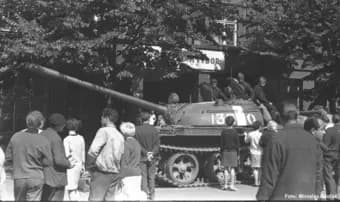 Ilustrační obrázek k Za invazí roku 1968 stojí SSSR, ne Ukrajinci