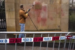 Ilustrační obrázek k Policie zasáhla proti aktivistům protestujícím u Ruského kulturního centra