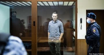 Ilustrační obrázek k Alexej Navalnyj na pochodu nacionalistů byl, ale nehajloval