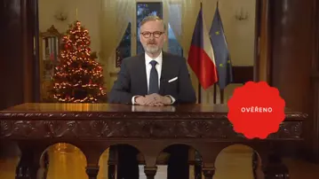 Ilustrační obrázek k Vánoční projev Petra Fialy