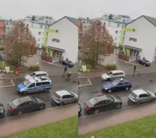 Ilustrační obrázek k Policie vtažena do protestu proti očkování