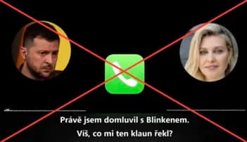 Ilustrační obrázek k Důmyslný deepfake telefonát manželů Zelenských