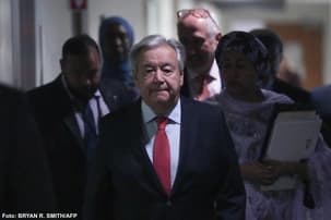 Ilustrační obrázek k Smyšlený projev generálního tajemníka OSN, podle kterého je Česko soukromá společnost